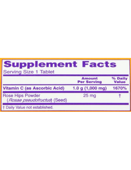 NOW C-1000 Sustained Release With Rose Hips