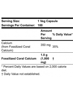 NOW Coral Calcium 100 kapszula 2