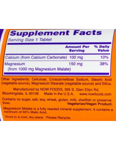NOW Magnesium Malate 1000mg 2