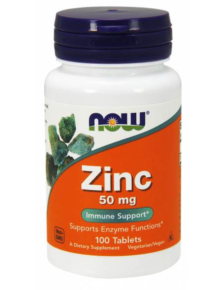 NOW Zink 50 mg 100  tabletta