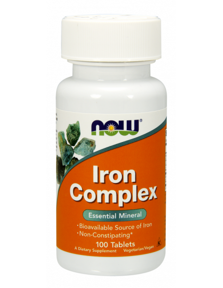 NOW Iron Complex 100 tabl. 2017/7