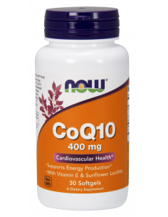 NOW CoQ10 400 mg 30 vcaps.
