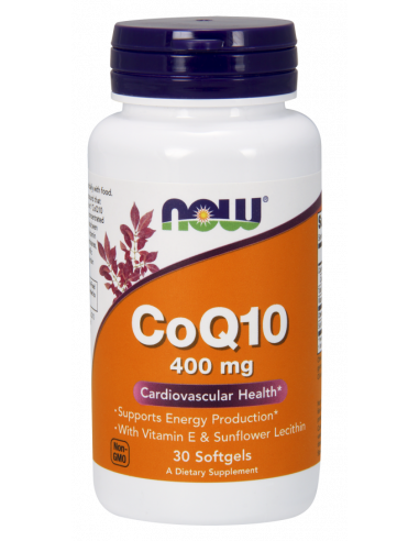 NOW CoQ10 400 mg 30 vcaps.