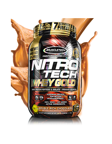 MuscleTech NitroTech 100% Whey Gold 1130 g 