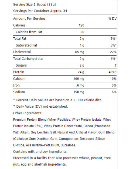 MuscleTech NitroTech 100% Whey Gold 1130 g 