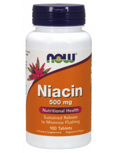 NOW Niacin 500 mg 100 kapszula
