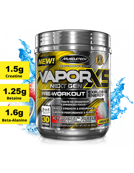MuscleTech Vapor Next Gen X5 228 g  MuscleTech Vapor Next Gen X5 228 g