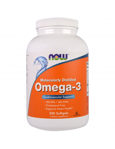 NOW Omega-3 500 gélkapszula