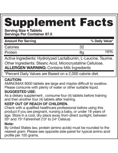 Gaspari Nutrition AminoMax 8000