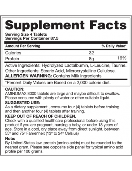 Gaspari Nutrition AminoMax 8000