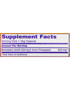 NOW Bromelain 500 mg  2