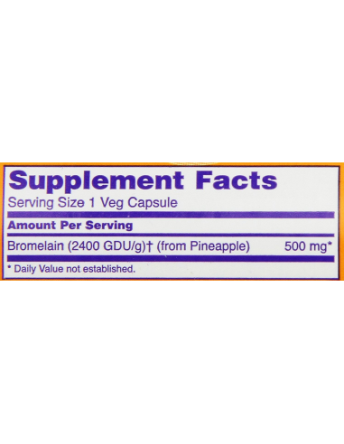NOW Bromelain 500 mg 