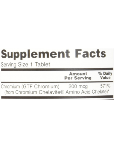 NOW GTF Chromium 200 mcg 