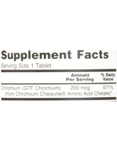NOW GTF Chromium 200 mcg 