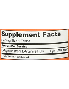 NOW L-Arginine 1000 mg  2