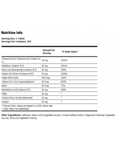 NOW B-50 250 tabletta 2