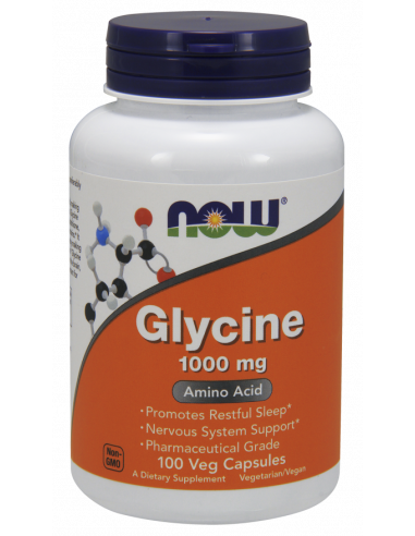 Now Glycine 1000mg 100 kapszula
