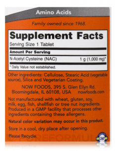 NOW NAC 1000 mg  2