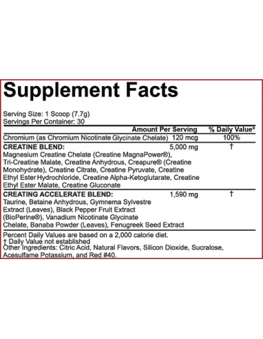 Rich Piana Nutrition Crea-Ten 231 g  Rich Piana Nutrition Crea-Ten 231 g