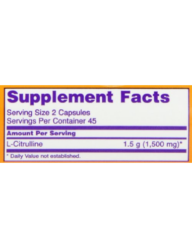 NOW L-Citrulline 750 mg