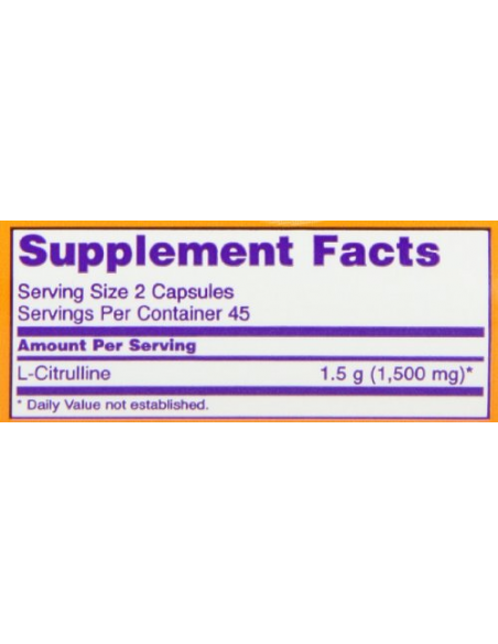 NOW L-Citrulline 750 mg