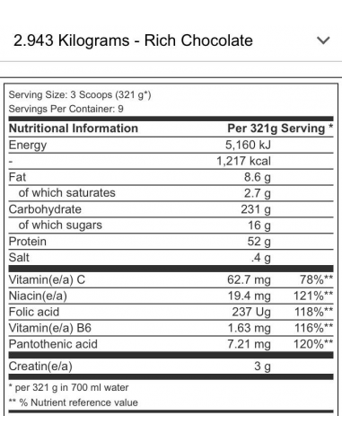 Dymatize Super Mass Gainer