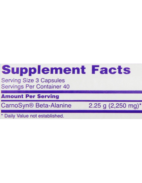 NOW Beta-Alanine 750 mg 