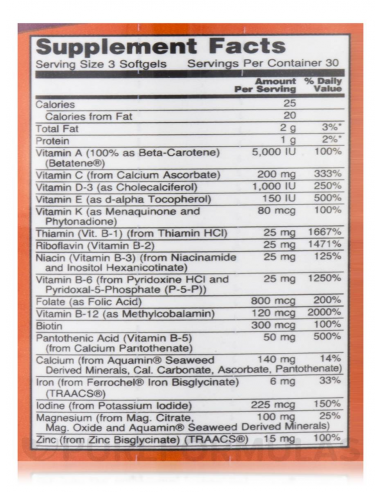 Now Eve Superior Womens Multivitamin softgels 