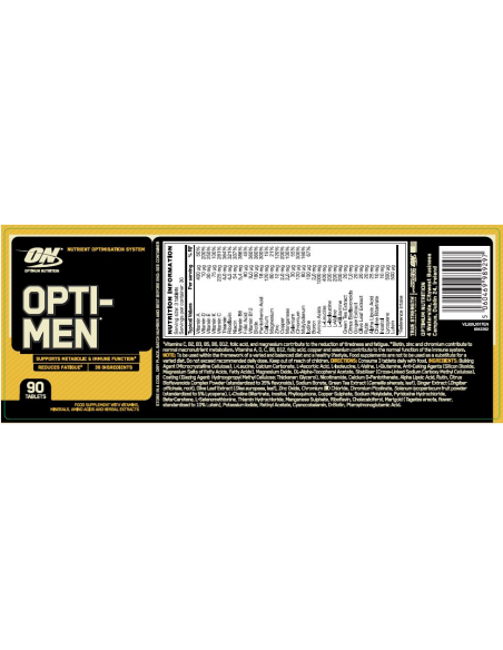 Optimum Nutrition Opti-Men (GB) 90Tablets