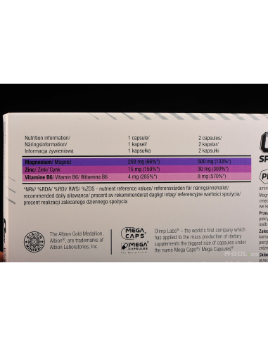 Olimp Nutrition Chela MZB Sport Formula