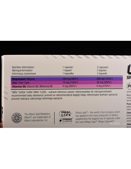 Olimp Nutrition Chela MZB Sport Formula