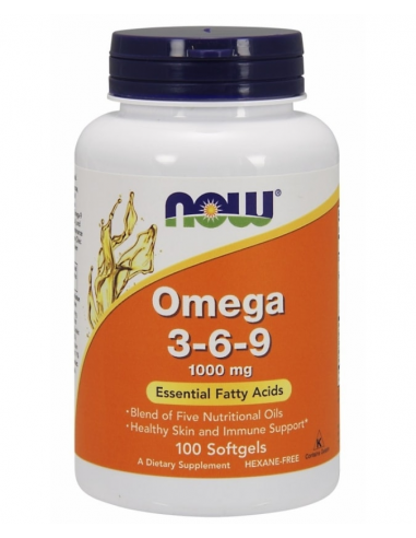 NOW Omega 3-6-9  100 gélkapszula