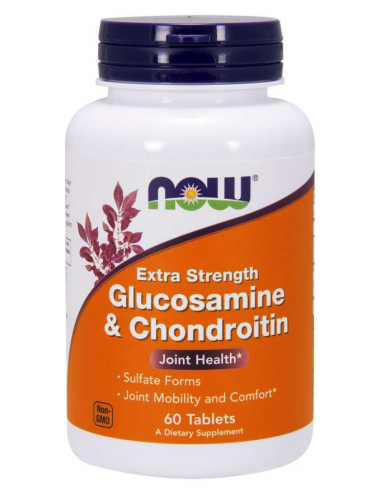 NOW Glucosamine & Chrondroitin Extra Strengh 60