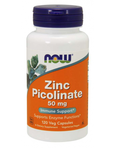 NOW Zinc Picolinate 50 mg 120 vegan