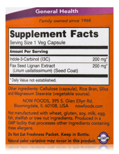 Indole-3-Carbinol 200 mg facts