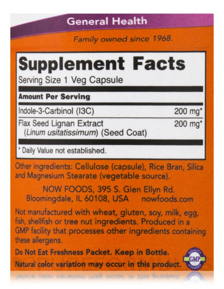 Indole-3-Carbinol 200 mg facts