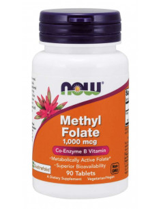NOW Methyl Folate 1000 mcg 90