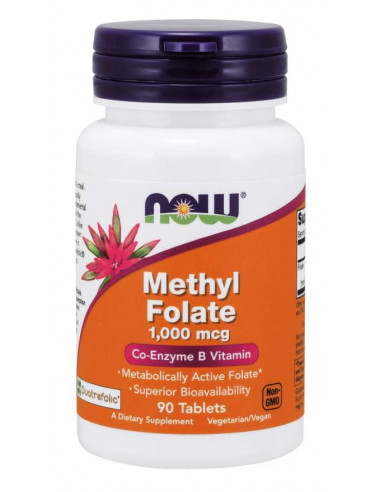 NOW Methyl Folate 1000 mcg 90