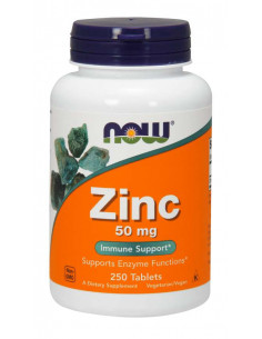 NOW Zinc 50 mg 250 tabletta