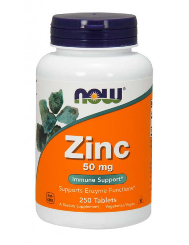 NOW Zinc 50 mg 250 tabletta