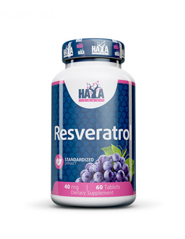 Haya Labs Resveratrol 40mg 60 tabletta