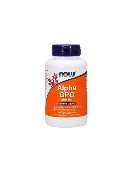 NOW Alpha GPC 300 mg 60 vegan kapszula