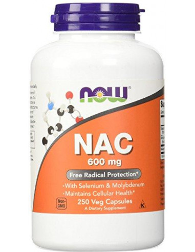 NOW NAC 600 mg 250 kapszula