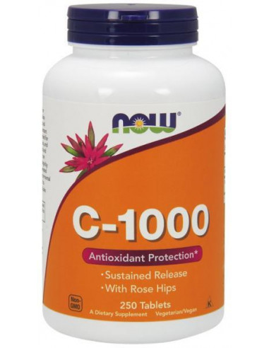 NOW C-1000 Sustained Release With Rose Hips