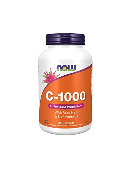 NOW C - 1000 with rose hips 250 tabletta