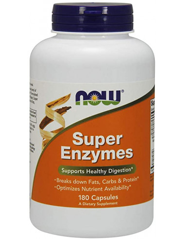 NOW Super Enzymes 180 kapszula