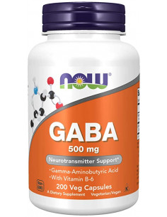 NOW GABA 500 mg 200 vegan