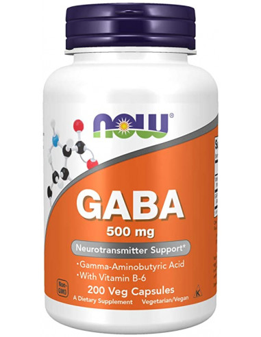 NOW GABA 500 mg 200 vegan