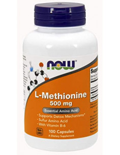 NOW L-Methionine 500 mg 100