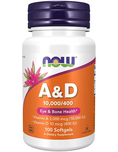 NOW Vitamin A  D-3  10000 400IU
